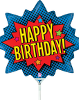 Superhero Birthday Balloon 
