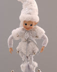 Premium 40 Cm White Silver Elf- 1 Pc