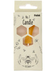 Candle  Bees Wax Number 7 - 1 Pc- (4.5cm)