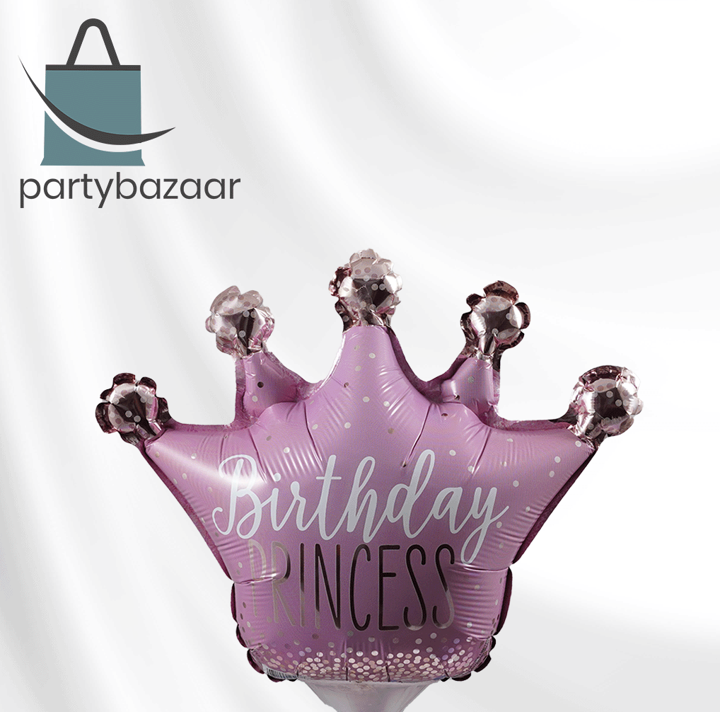 Birthday Princess Crown Balloon 