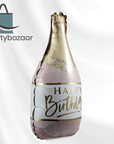 Birthday Pink Bubbly Balloon