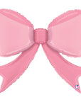 Pretty Pink Bow (Helium) - 41 Inches