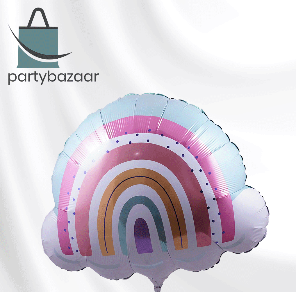 Boho Rainbow Balloon