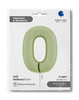 Number 0 Satin Olive Green (Helium)