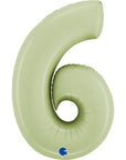 Number 6 Satin Olive Green (Helium)