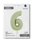 Number 6 Satin Olive Green (Helium)