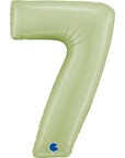 Number 7 Satin Olive Green (Helium)