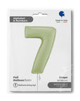 Number 7 Satin Olive Green (Helium)