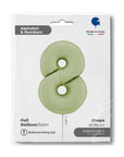 Number 8 Satin Olive Green (Helium)