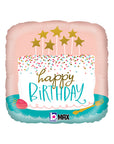 Happy Birthday Confetti Cake Balloon