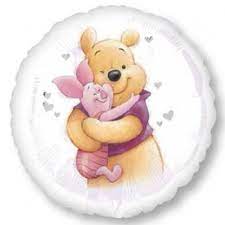Pooh Love Round Balloon