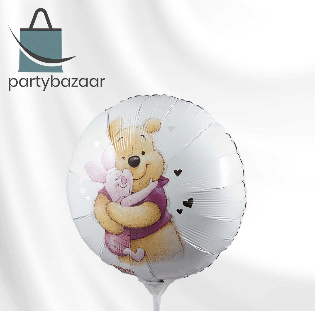 Pooh Love Round Balloon