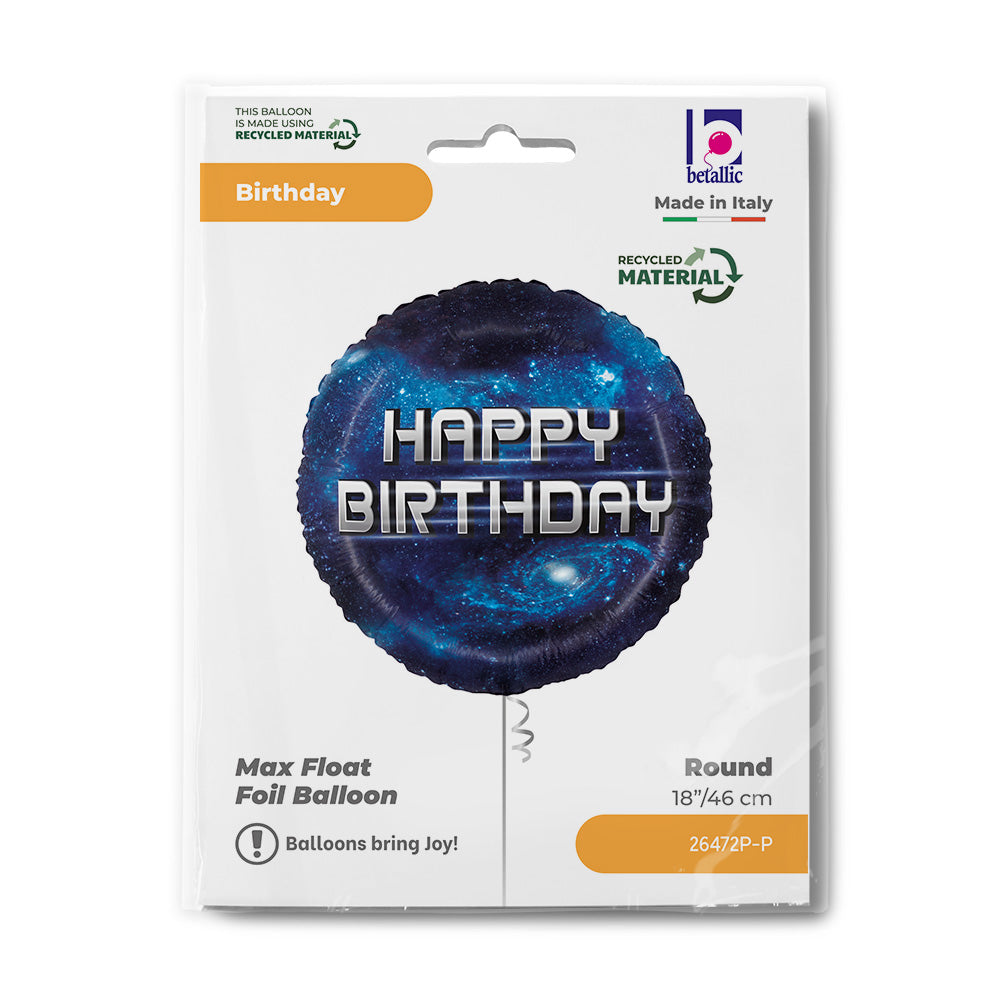 Happy Birthday Galaxy Balloon