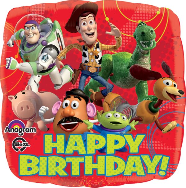 Toy Story Happy Birthday Square Balloon