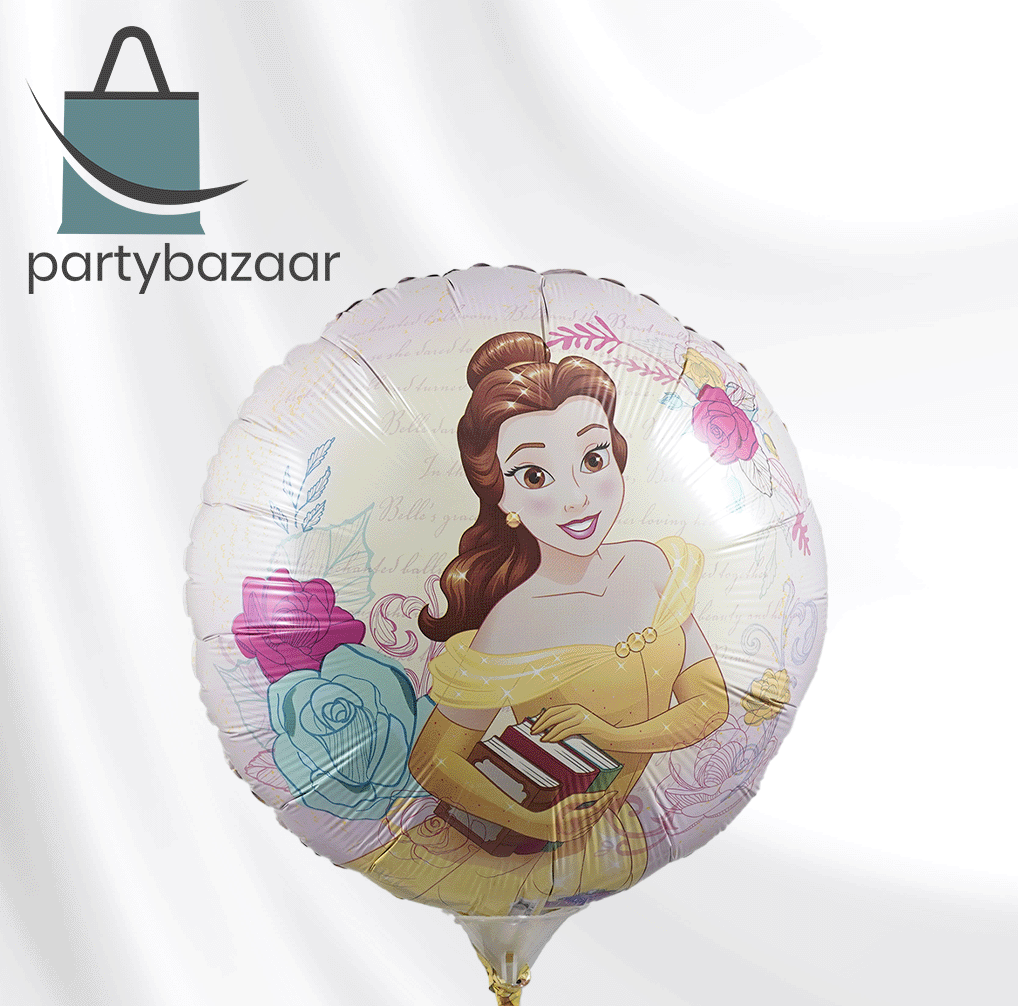 Beauty And The Beast Round Balloon