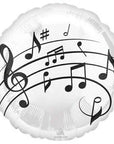 Music Round Balloon 