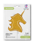 Gold Glitter Unicorn Balloon