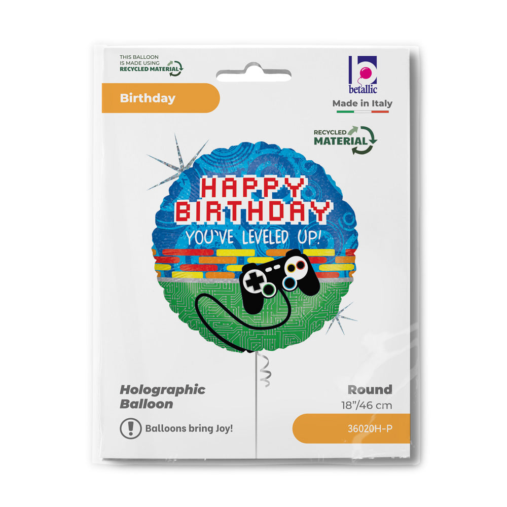 Game Controller Happy Birthday Balloon