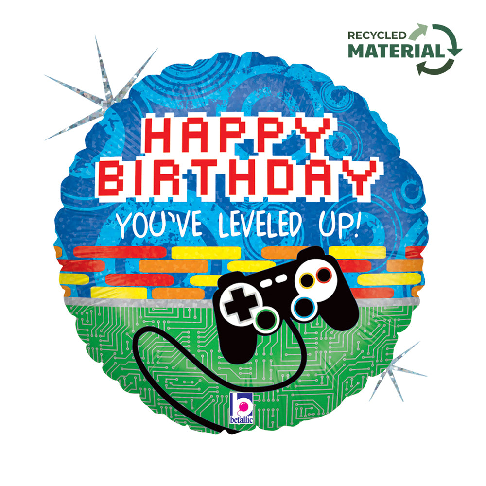 Game Controller Happy Birthday Balloon
