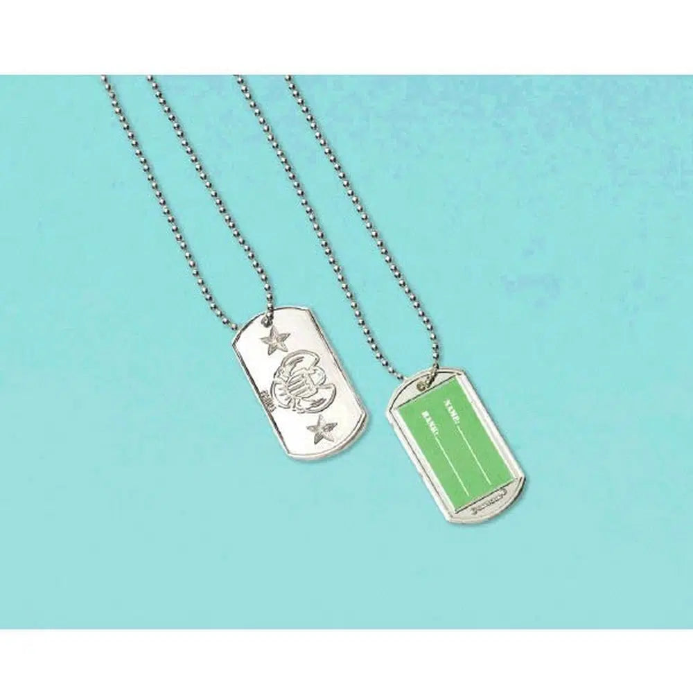 Camouflage Electroplated Tags