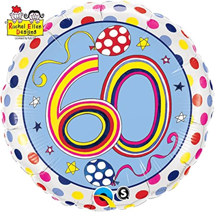 60 Polka & Stripes Balloon