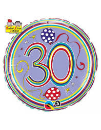 30 Polka & Stripes Balloon