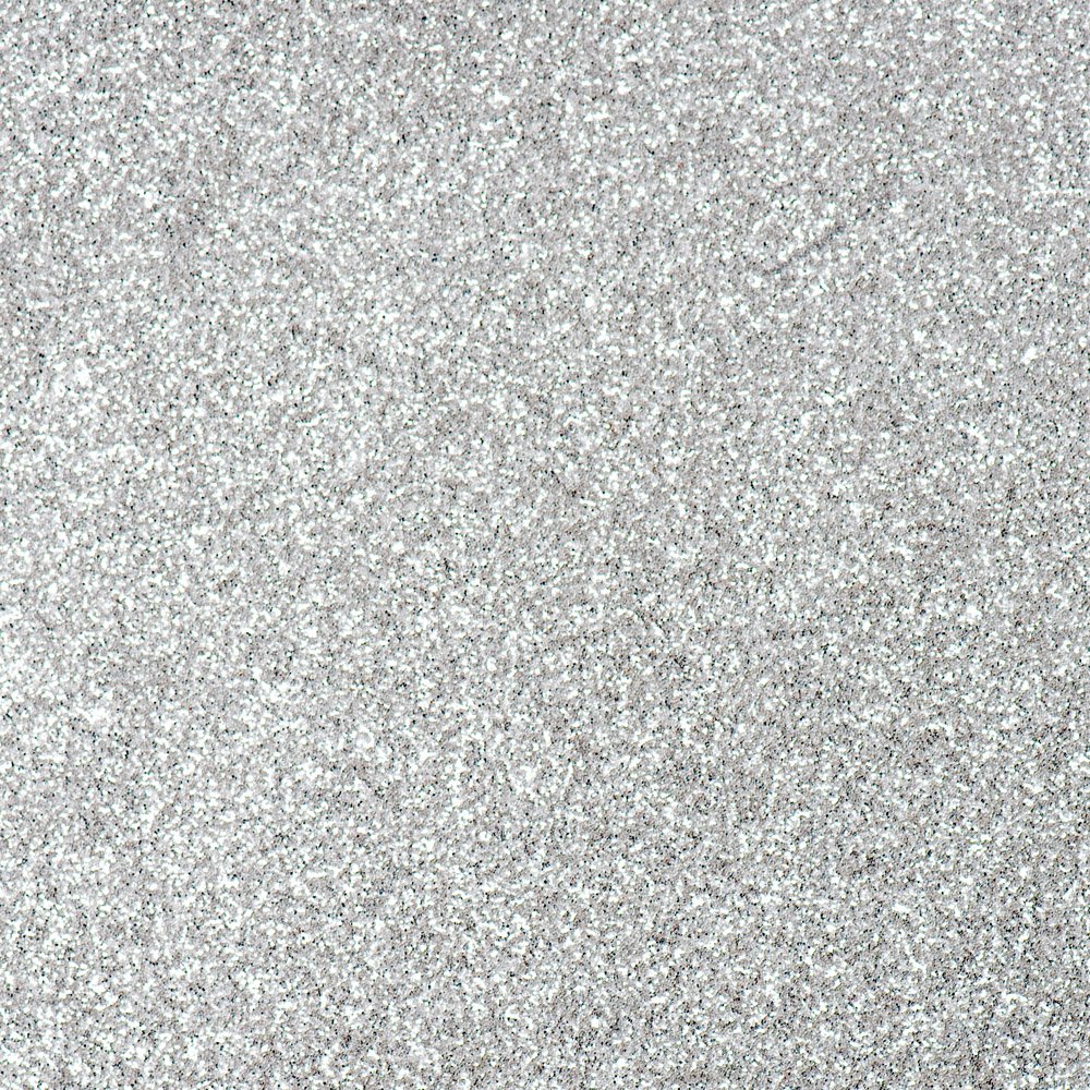 Premium Paper Glitter Bunting Silver 18ft - 1 Pc
