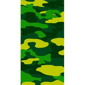 Camouflage Paper Table Cover
