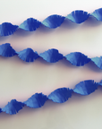 Crepe Garland Flame Retardent Navy Blue- 24M