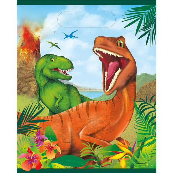 Dinosaur Plastic Loot Bags