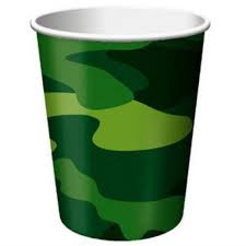 Camouflage Paper Cups