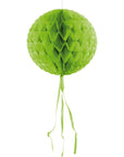 Paper Honeycombs Decorations Lime Green 30cm- 1Pc