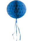 Paper Honeycombs Decorations Royal Blue 30cm- 1Pc
