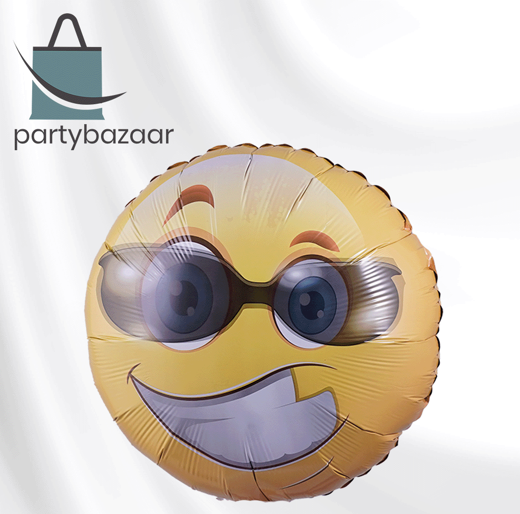 Fun Emoji Round Balloon