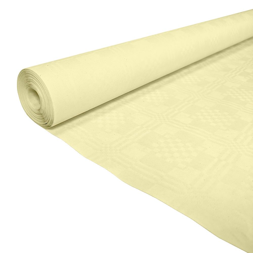 Premium Paper Table cover Vanilla 4ft * 26ft- 1 Roll