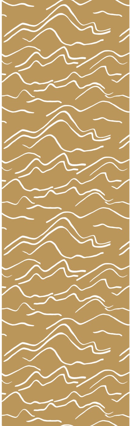 Paper Giftwrap 27 x 78 Inches – Gold Wave