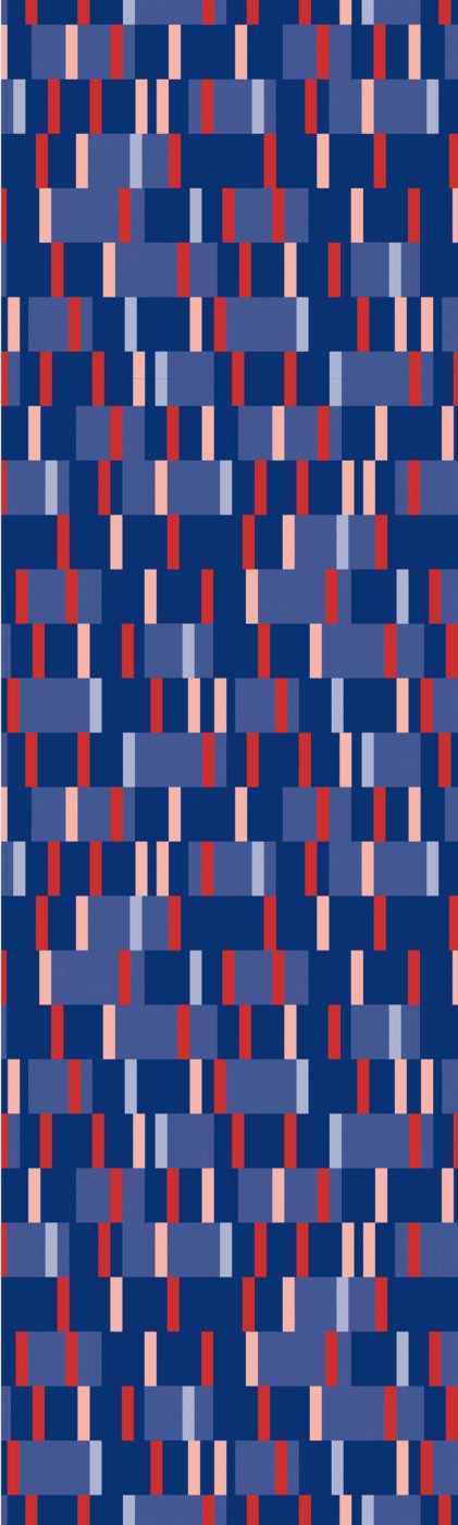Paper Giftwrap 27 x 78 Inches – Abstract Blue
