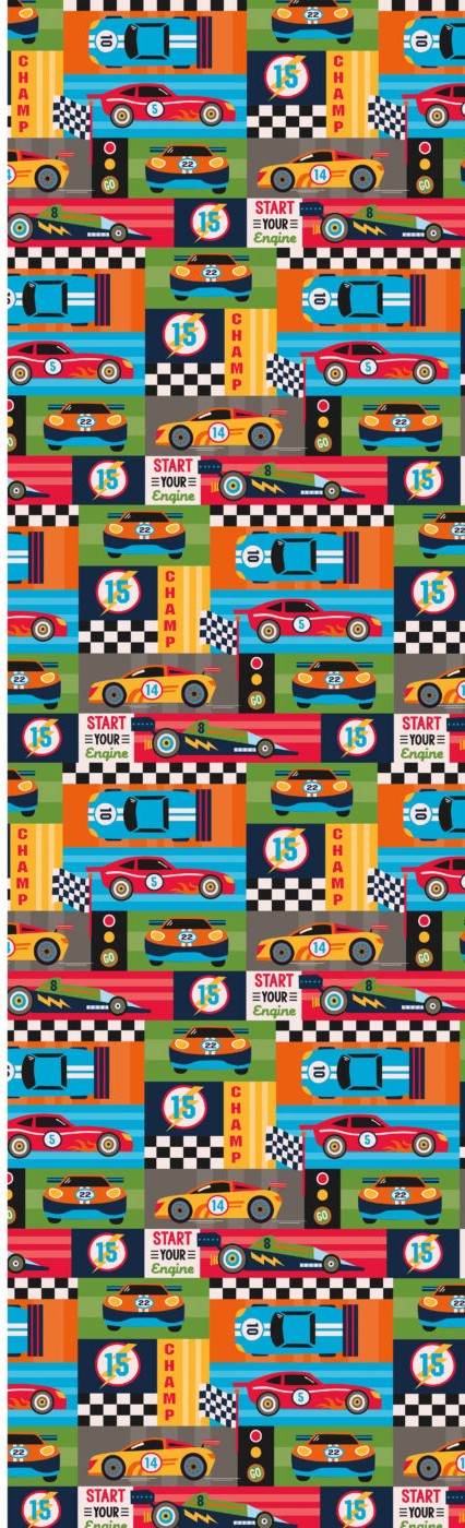 Paper Giftwrap 27 x 78 Inches – Car