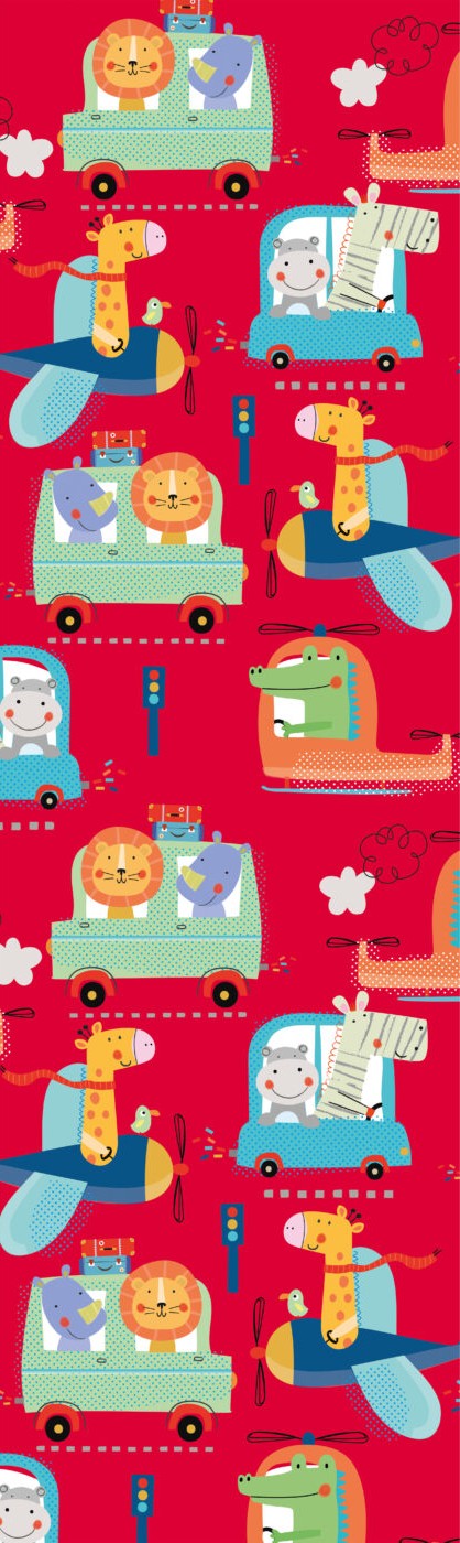Paper Giftwrap 27 x 78 Inches – Circus