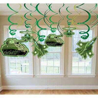 Camouflage Swirl Decoration Kit