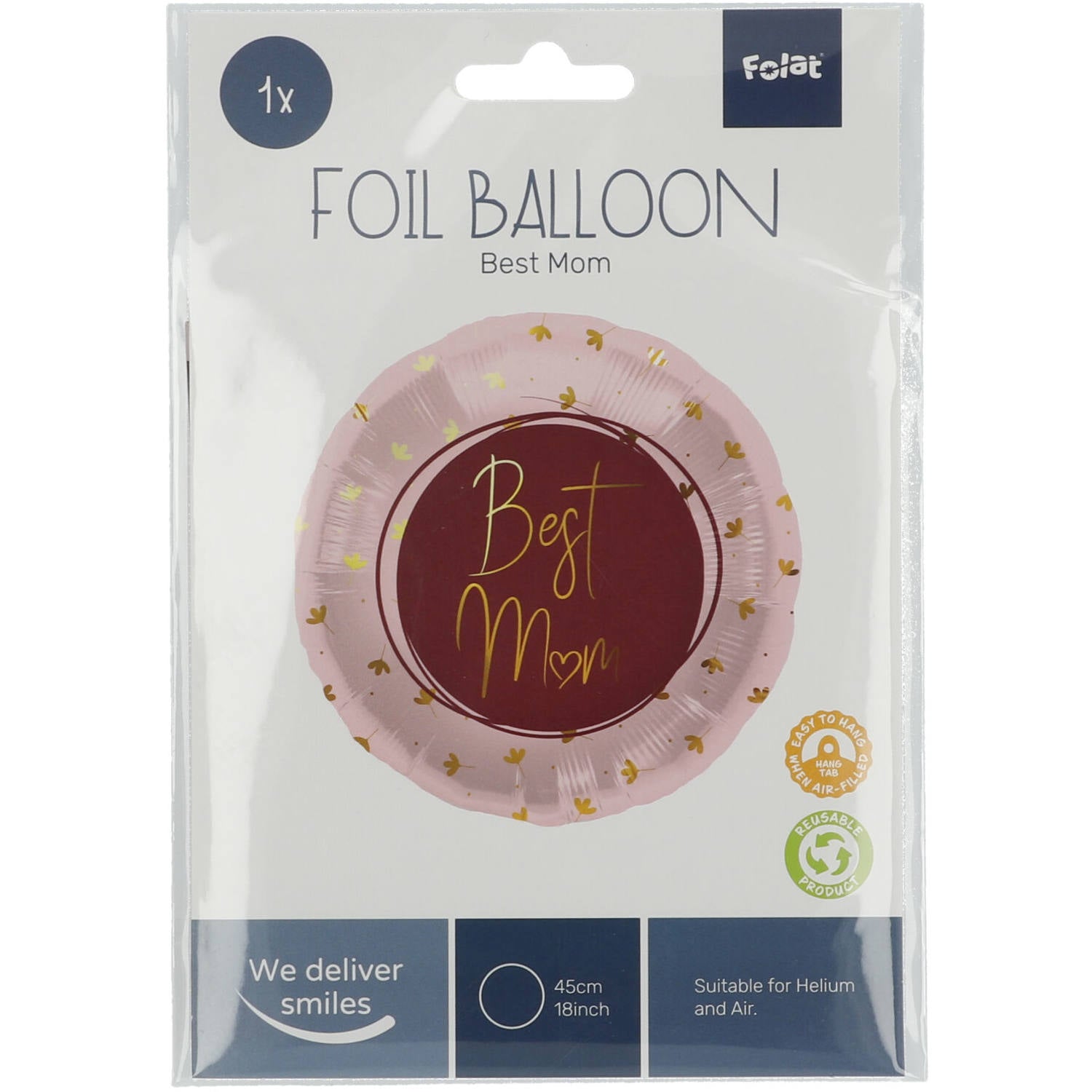 Best Mom Round Balloon