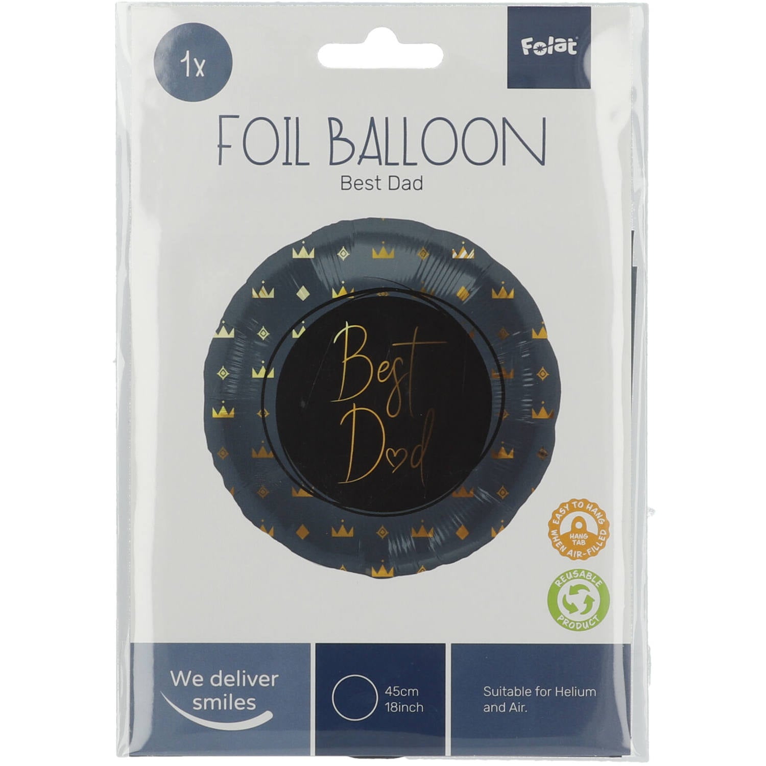 Best Dad Round Balloon