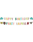 Paper Letter Banner Set Zoo Party- 4.5 Feet