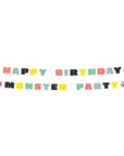 Paper Letter Banner Set Monster Bash- 4.5 Feet