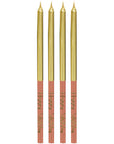 Premium Candles  Golden Dusk- 16 Pc-15cm