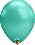 Chrome® Green Latex Balloon (Helium/Air Filled) - 11 Inches