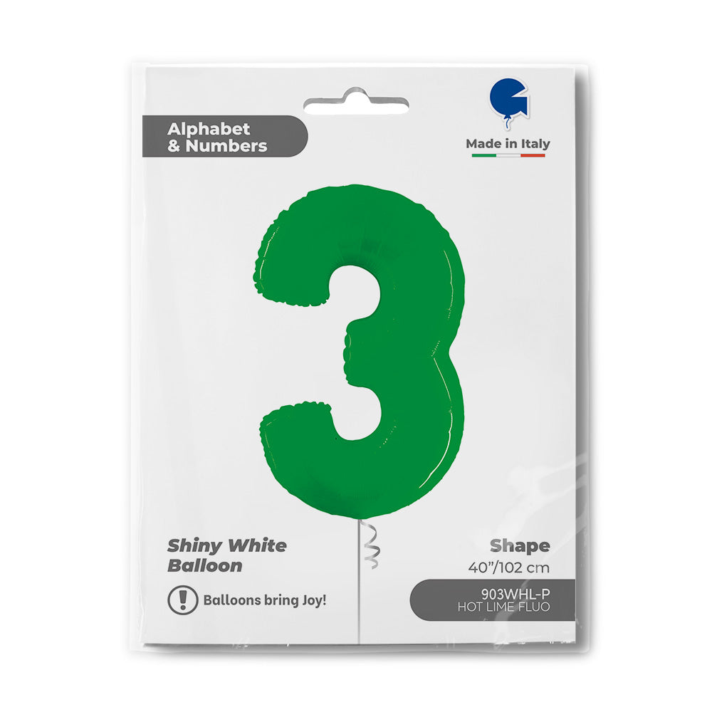 Number 3 (Helium) - 40 Inches