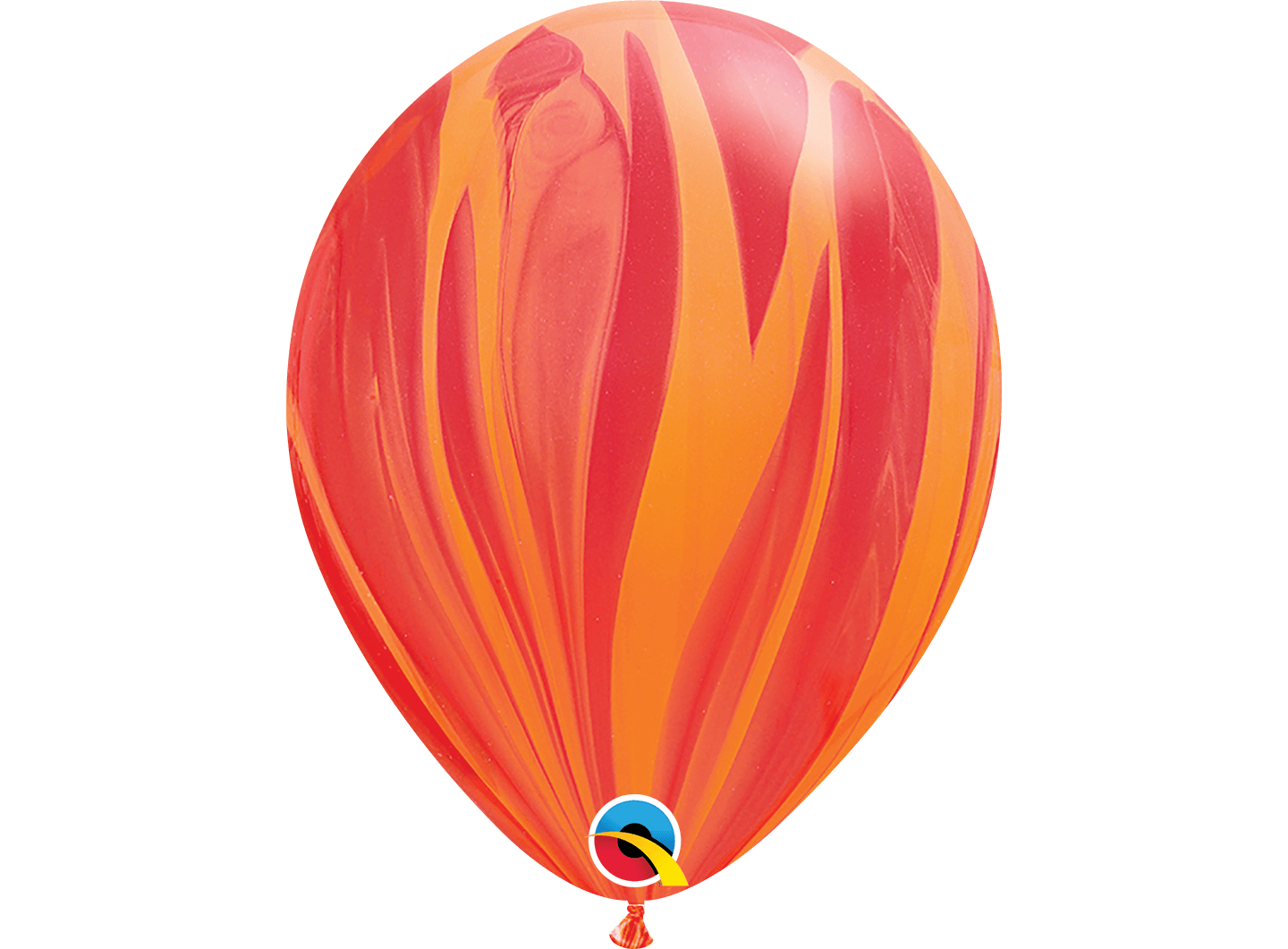 Red Orange SuperAgate® Latex Balloon 