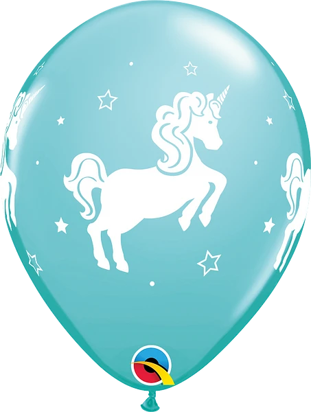 Whimsical Unicorn Latex Balloon (Helium/Air Filled) - 11 Inches