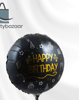 Happy Birthday Shinning Glam Round Balloon